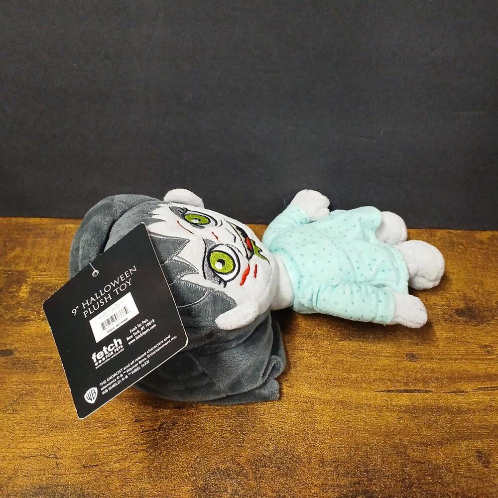 Fetch For Pets THE EXORCIST 9" Plush Horror Squeaky Dog Pet Play Toy Squeaker - Picture 4 of 5